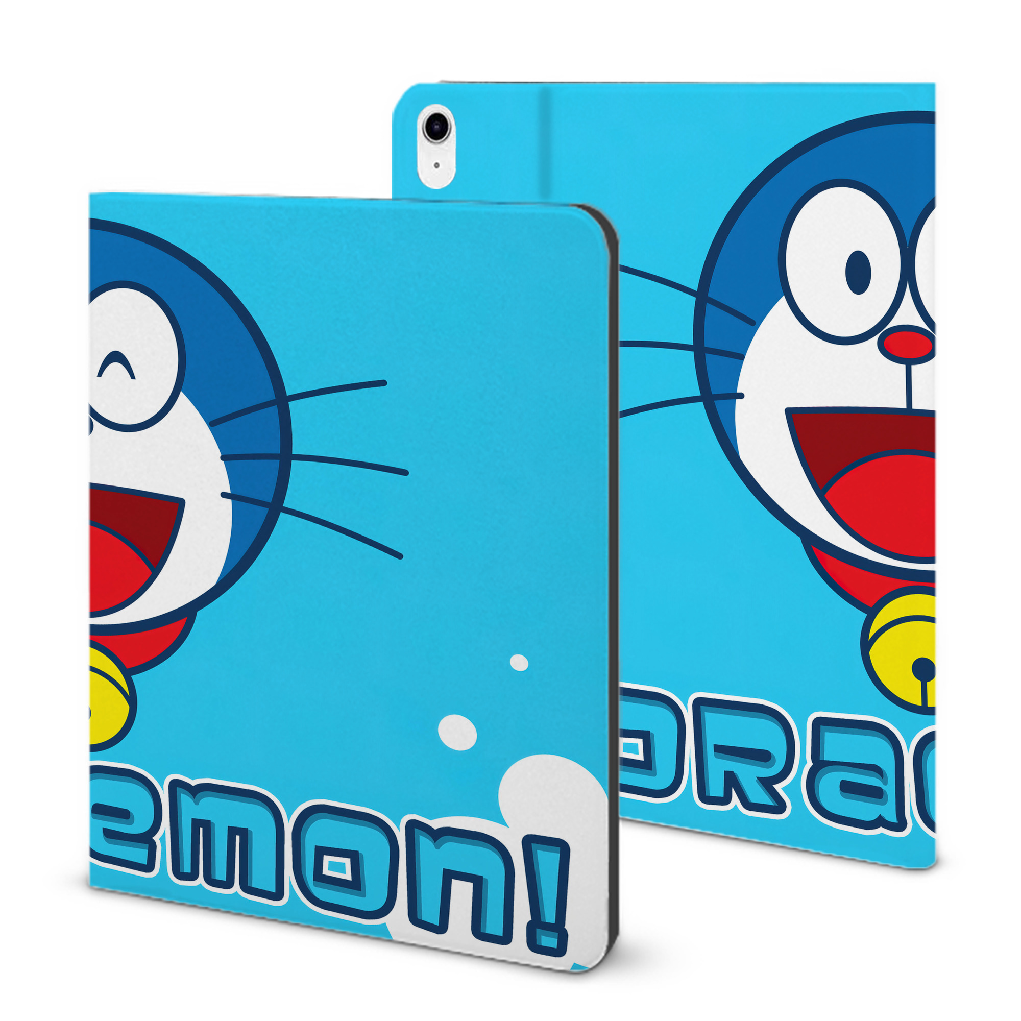 （画像用） ドラえもん Doraemon IPad ケース ブック型 PUレザー TPU 耐衝撃 軽量 薄型 ペン収納なし 全面保護 IPad 各モデル対応